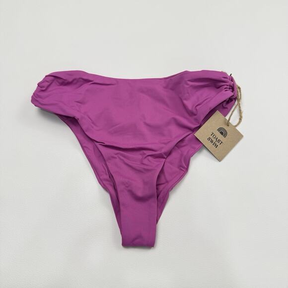 Toast Swim Other - Free People x Toast Signature Cinch‎ Bikini Bottom Size XS Purple Orchid NWT